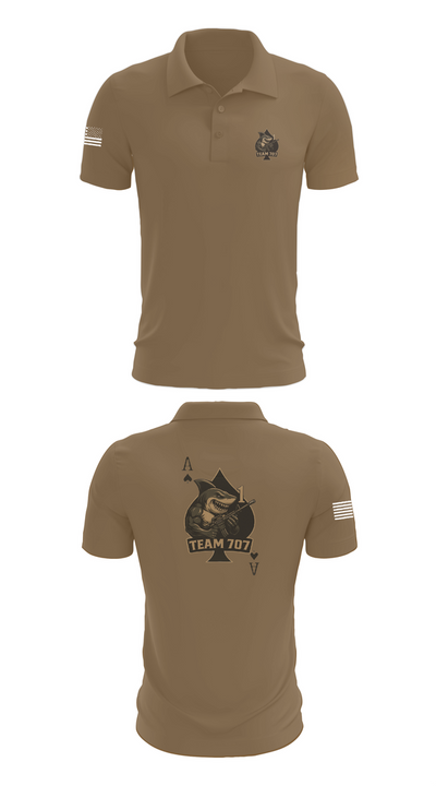 MESG1 TEAM 707 61403527 Short Sleeve Performance Polo - 7