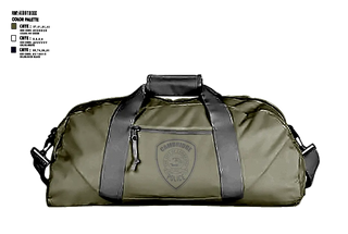 Duffle Bag, RDC Outdoors, Police, Teamtime, Team time, sublimation, custom sports apparel, team uniforms, spirit wear, spiritwear, sports uniforms, custom shirts, team store, custom team store, fundraiser sports, apparel fundraiser