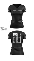 144 FW 48167623 Women's Short Sleeve V-neck Shirt - 100