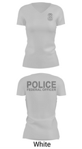 ICE ERO Atlanta 70833505 Women's Short Sleeve V-neck Shirt - 12