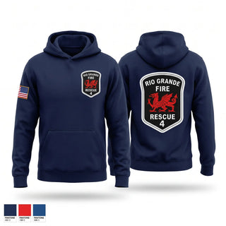 Hoodie, Rio Grande Fire Department, Fire Department, Teamtime, Team time, sublimation, custom sports apparel, team uniforms, spirit wear, spiritwear, sports uniforms, custom shirts, team store, custom team store, fundraiser sports, apparel fundraiser
