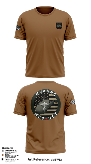 Short Sleeve Performance Shirt, WV ARNG Med Det, , Teamtime, Team time, sublimation, custom sports apparel, team uniforms, spirit wear, spiritwear, sports uniforms, custom shirts, team store, custom team store, fundraiser sports, apparel fundraiser