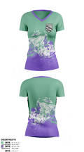 San Carlos Park Scorpion SC 40668547 Women's Short Sleeve V-neck Shirt - 1