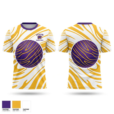 Escalon Cougars Short Sleeve Performance Shirt - 1