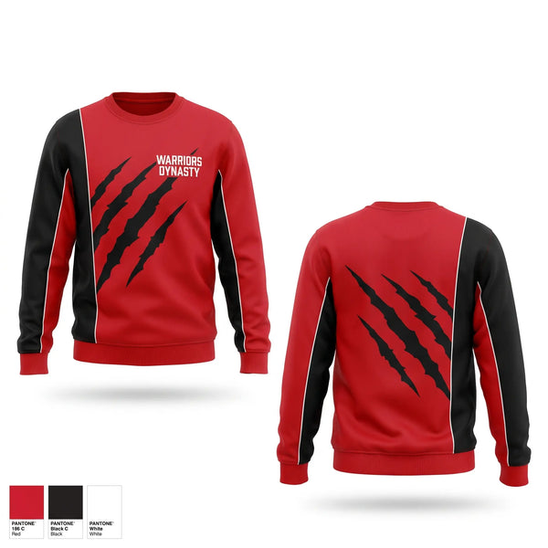 Crew Neck Sweatshirt, Warriors Dynasty, , Teamtime, Team time, sublimation, custom sports apparel, team uniforms, spirit wear, spiritwear, sports uniforms, custom shirts, team store, custom team store, fundraiser sports, apparel fundraiser