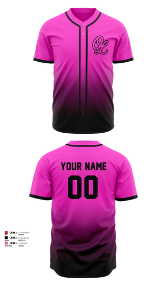 Full Button Baseball Jersey, OKLAHOMA LOOKOUTS, Baseball, Teamtime, Team time, sublimation, custom sports apparel, team uniforms, spirit wear, spiritwear, sports uniforms, custom shirts, team store, custom team store, fundraiser sports, apparel fundraiser