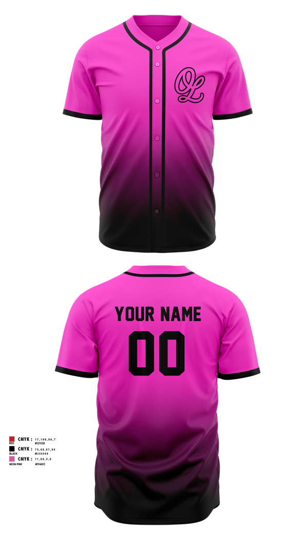 Full Button Baseball Jersey, OKLAHOMA LOOKOUTS, Baseball, Teamtime, Team time, sublimation, custom sports apparel, team uniforms, spirit wear, spiritwear, sports uniforms, custom shirts, team store, custom team store, fundraiser sports, apparel fundraiser