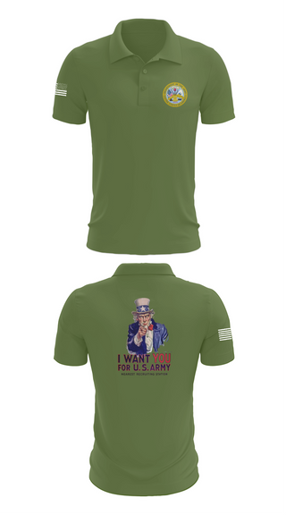 Short Sleeve Performance Polo, US Army I Want You, Army, Teamtime, Team time, sublimation, custom sports apparel, team uniforms, spirit wear, spiritwear, sports uniforms, custom shirts, team store, custom team store, fundraiser sports, apparel fundraiser