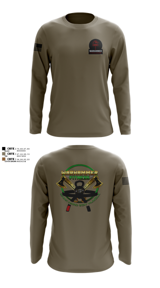 Long Sleeve Performance Shirt, Warhammer Fitness, , Teamtime, Team time, sublimation, custom sports apparel, team uniforms, spirit wear, spiritwear, sports uniforms, custom shirts, team store, custom team store, fundraiser sports, apparel fundraiser