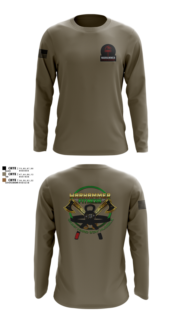 Long Sleeve Performance Shirt, Warhammer Fitness, , Teamtime, Team time, sublimation, custom sports apparel, team uniforms, spirit wear, spiritwear, sports uniforms, custom shirts, team store, custom team store, fundraiser sports, apparel fundraiser