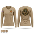 HHC 198th CSSB Women's Long Sleeve V-neck Shirt - 1
