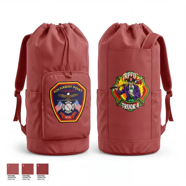 Gear Bag, Rockaway Point FD, Fire Department, Teamtime, Team time, sublimation, custom sports apparel, team uniforms, spirit wear, spiritwear, sports uniforms, custom shirts, team store, custom team store, fundraiser sports, apparel fundraiser