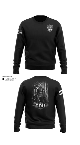 Crew Neck Sweatshirt, CDU, Police, Teamtime, Team time, sublimation, custom sports apparel, team uniforms, spirit wear, spiritwear, sports uniforms, custom shirts, team store, custom team store, fundraiser sports, apparel fundraiser