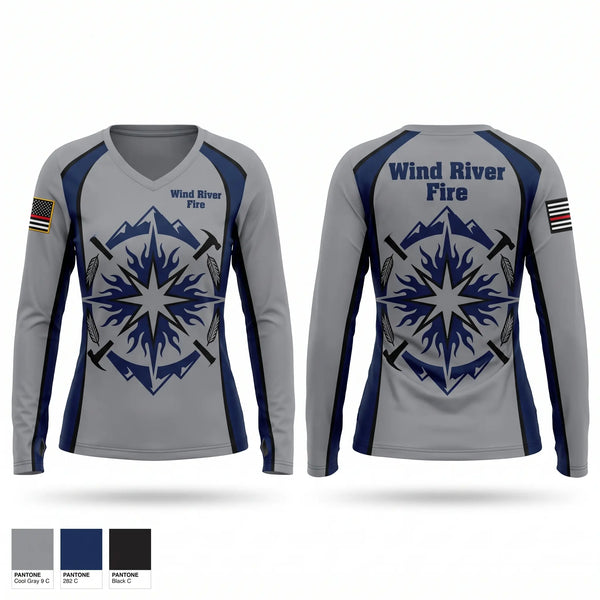 Old School Cotton Feel Shirt, Wind River Fire, Fire Department, Teamtime, Team time, sublimation, custom sports apparel, team uniforms, spirit wear, spiritwear, sports uniforms, custom shirts, team store, custom team store, fundraiser sports, apparel fundraiser