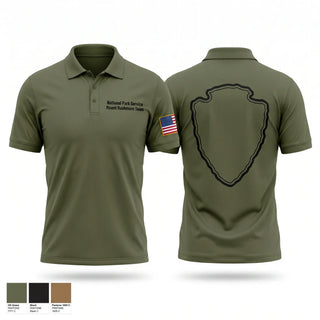 Short Sleeve Performance Polo, National Park Service Mount Rushmore, Police, Teamtime, Team time, sublimation, custom sports apparel, team uniforms, spirit wear, spiritwear, sports uniforms, custom shirts, team store, custom team store, fundraiser sports, apparel fundraiser