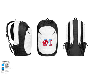 Gear Bag, Monterey Plainsmen Girls Soccer, Women's Soccer, Teamtime, Team time, sublimation, custom sports apparel, team uniforms, spirit wear, spiritwear, sports uniforms, custom shirts, team store, custom team store, fundraiser sports, apparel fundraiser