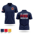 St. James Volunteer Fire Department Short Sleeve Performance Polo - 1