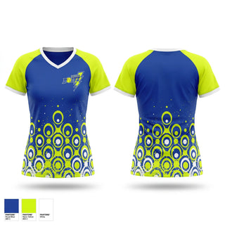 Womens Short Sleeve Vneck Shirt, Billings Boltz, Softball, Teamtime, Team time, sublimation, custom sports apparel, team uniforms, spirit wear, spiritwear, sports uniforms, custom shirts, team store, custom team store, fundraiser sports, apparel fundraiser
