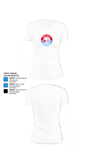 Womens Short Sleeve Vneck Shirt, Tri-City Expos, Baseball, Teamtime, Team time, sublimation, custom sports apparel, team uniforms, spirit wear, spiritwear, sports uniforms, custom shirts, team store, custom team store, fundraiser sports, apparel fundraiser