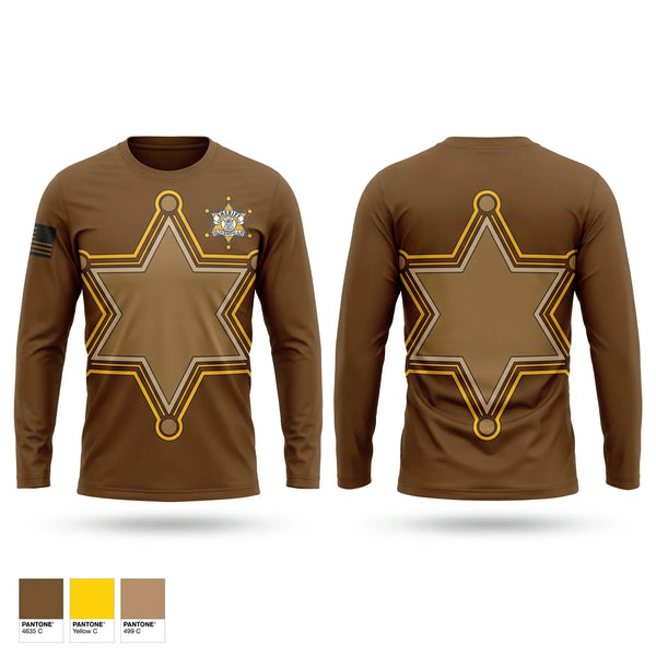 Long Sleeve Performance Shirt, Jackson County sheriff, Police, Teamtime, Team time, sublimation, custom sports apparel, team uniforms, spirit wear, spiritwear, sports uniforms, custom shirts, team store, custom team store, fundraiser sports, apparel fundraiser