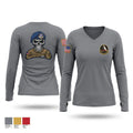 14th Security Forces Squadron 17035942 Women's Long Sleeve V-neck Shirt - 1