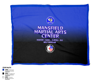 Blanket, Mansfield Martial Arts Center, , Teamtime, Team time, sublimation, custom sports apparel, team uniforms, spirit wear, spiritwear, sports uniforms, custom shirts, team store, custom team store, fundraiser sports, apparel fundraiser