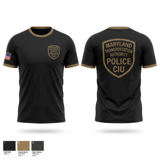 Short Sleeve Performance Shirt, Maryland Transportation Authority Police CIU, Police, Teamtime, Team time, sublimation, custom sports apparel, team uniforms, spirit wear, spiritwear, sports uniforms, custom shirts, team store, custom team store, fundraiser sports, apparel fundraiser