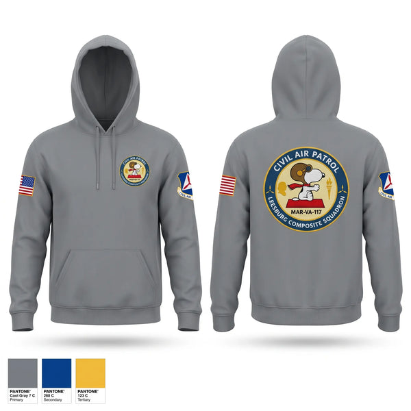 Hoodie, Leesburg Composite Squadron, Air Force, Teamtime, Team time, sublimation, custom sports apparel, team uniforms, spirit wear, spiritwear, sports uniforms, custom shirts, team store, custom team store, fundraiser sports, apparel fundraiser