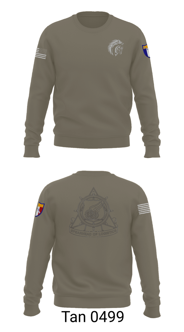 Crew Neck Sweatshirt, 2112th Transportation Company, , Teamtime, Team time, sublimation, custom sports apparel, team uniforms, spirit wear, spiritwear, sports uniforms, custom shirts, team store, custom team store, fundraiser sports, apparel fundraiser