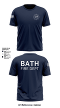 Bath NH Fire Department 51059063 Short Sleeve Performance Shirt - 26