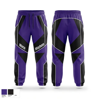 Sweatpants, Moco Mayhem, Softball, Teamtime, Team time, sublimation, custom sports apparel, team uniforms, spirit wear, spiritwear, sports uniforms, custom shirts, team store, custom team store, fundraiser sports, apparel fundraiser