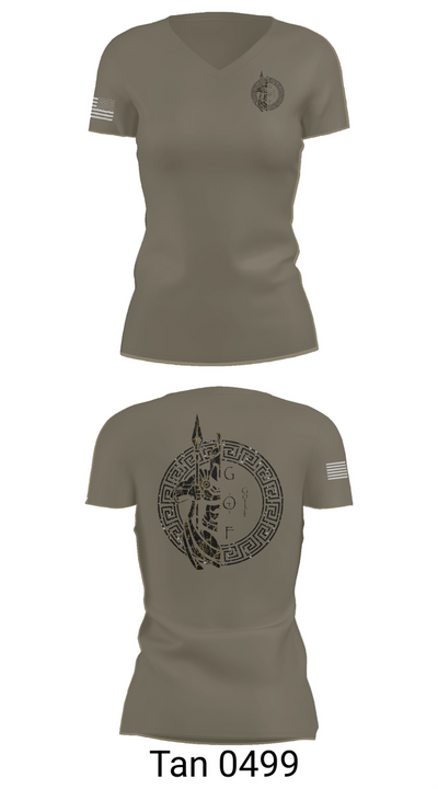 GOLF 75360109 Women's Short Sleeve V-neck Shirt - 68