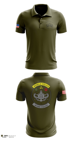 Short Sleeve Performance Polo, Mobile Police EOD Unit, Police, Teamtime, Team time, sublimation, custom sports apparel, team uniforms, spirit wear, spiritwear, sports uniforms, custom shirts, team store, custom team store, fundraiser sports, apparel fundraiser