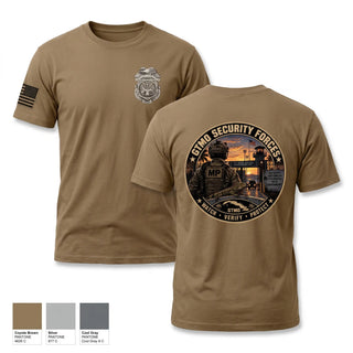 Old School Cotton Feel Shirt, 345 MP CO 3rd PLT, Army, Teamtime, Team time, sublimation, custom sports apparel, team uniforms, spirit wear, spiritwear, sports uniforms, custom shirts, team store, custom team store, fundraiser sports, apparel fundraiser