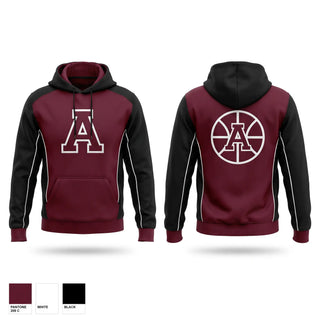 Hoodie, Auburn Maroons, Men's Basketball, Teamtime, Team time, sublimation, custom sports apparel, team uniforms, spirit wear, spiritwear, sports uniforms, custom shirts, team store, custom team store, fundraiser sports, apparel fundraiser