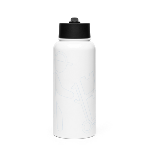 Move Out the Way I got it Moving Company 95378617 Stainless Steel Water Bottle with a Straw Lid