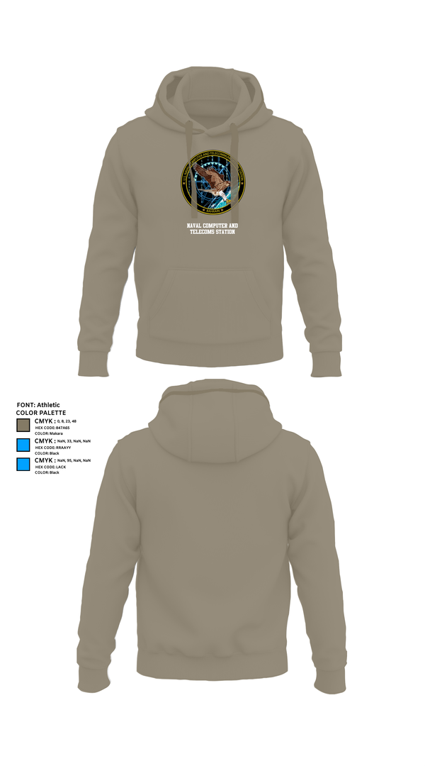 Hoodie, Naval Computer and Telecoms Station, , Teamtime, Team time, sublimation, custom sports apparel, team uniforms, spirit wear, spiritwear, sports uniforms, custom shirts, team store, custom team store, fundraiser sports, apparel fundraiser