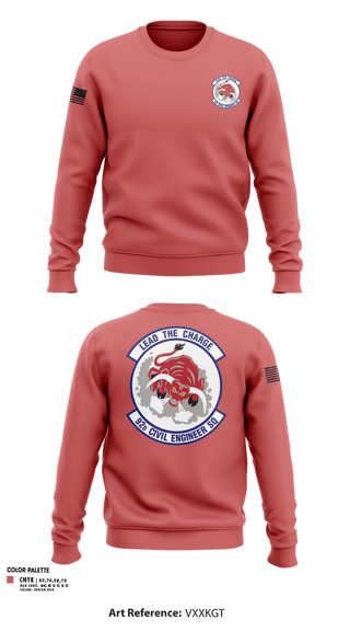 Crew Neck Sweatshirt, 92 CES, Air Force, Teamtime, Team time, sublimation, custom sports apparel, team uniforms, spirit wear, spiritwear, sports uniforms, custom shirts, team store, custom team store, fundraiser sports, apparel fundraiser
