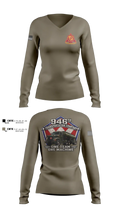 946th TC Women's Long Sleeve V-neck Shirt - 8