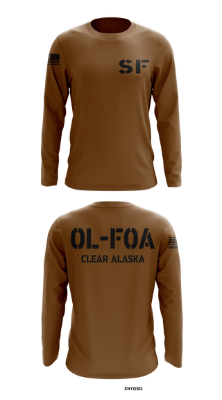Long Sleeve Performance Shirt, 460 SFS OL-FOA, Air Force, Teamtime, Team time, sublimation, custom sports apparel, team uniforms, spirit wear, spiritwear, sports uniforms, custom shirts, team store, custom team store, fundraiser sports, apparel fundraiser