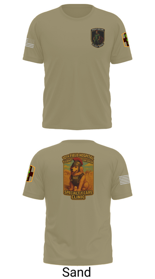 Old School Cotton Feel Shirt, SCC 10th Field Hospital, , Teamtime, Team time, sublimation, custom sports apparel, team uniforms, spirit wear, spiritwear, sports uniforms, custom shirts, team store, custom team store, fundraiser sports, apparel fundraiser