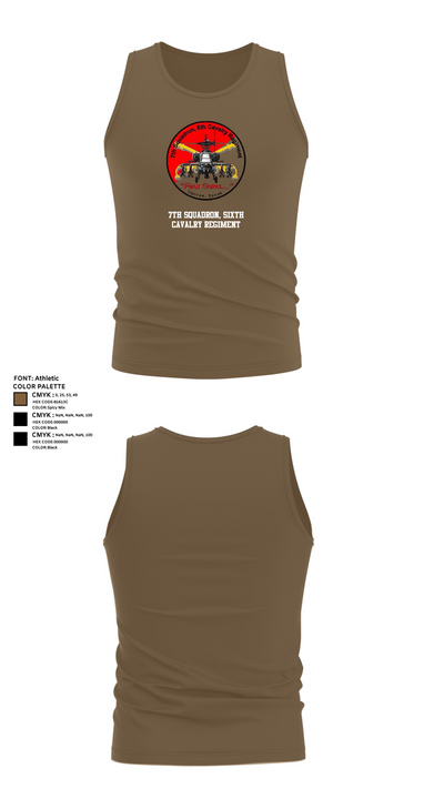 7th Squadron, Sixth Cavalry Regiment 24299123 Tank Top - 19