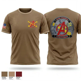 Old School Cotton Feel Shirt, Alpha Avengers 1-121st FAR HIMARS, Army, Teamtime, Team time, sublimation, custom sports apparel, team uniforms, spirit wear, spiritwear, sports uniforms, custom shirts, team store, custom team store, fundraiser sports, apparel fundraiser