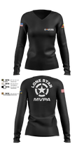 Lone Star MVPA 905145 Women's Long Sleeve V-neck Shirt - 9