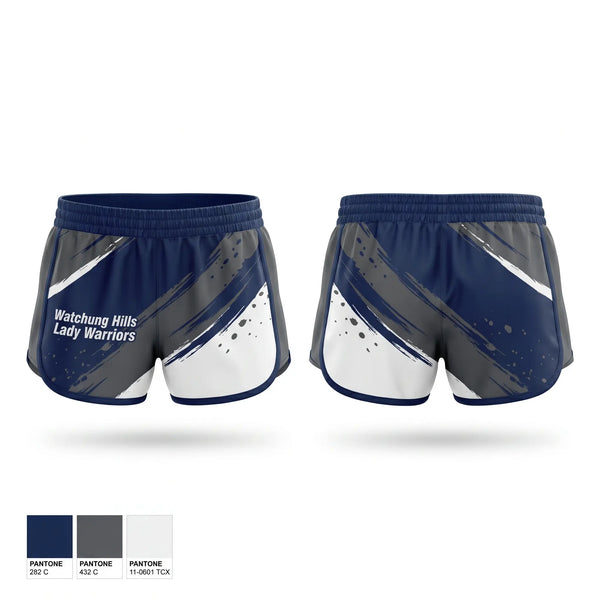 Womens Shorts, Watchung Hills Lady Warriors, Softball, Teamtime, Team time, sublimation, custom sports apparel, team uniforms, spirit wear, spiritwear, sports uniforms, custom shirts, team store, custom team store, fundraiser sports, apparel fundraiser