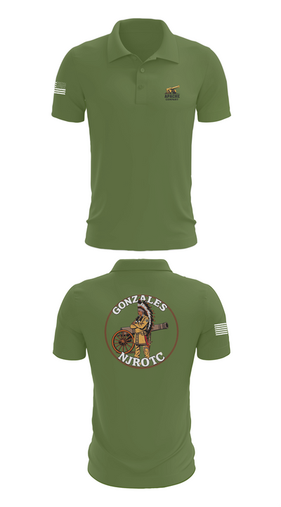 NJROTC Apache Company 29120146 Short Sleeve Performance Polo - 45