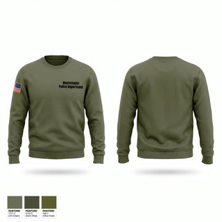 Crew Neck Sweatshirt, Westminster Police Department, Police, Teamtime, Team time, sublimation, custom sports apparel, team uniforms, spirit wear, spiritwear, sports uniforms, custom shirts, team store, custom team store, fundraiser sports, apparel fundraiser