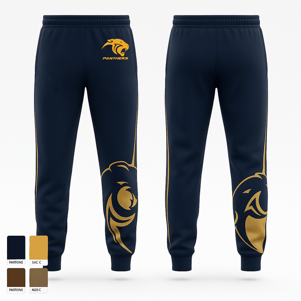 Joggers, Panthers, , Teamtime, Team time, sublimation, custom sports apparel, team uniforms, spirit wear, spiritwear, sports uniforms, custom shirts, team store, custom team store, fundraiser sports, apparel fundraiser