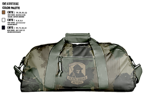 Duffle Bag, Death Squad Actual, E-Sports, Teamtime, Team time, sublimation, custom sports apparel, team uniforms, spirit wear, spiritwear, sports uniforms, custom shirts, team store, custom team store, fundraiser sports, apparel fundraiser