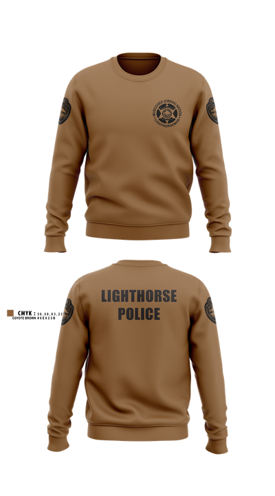 Muscogee Nation Lighthorse Police North Patrol District 73959407 Crew Neck Sweatshirt - 2